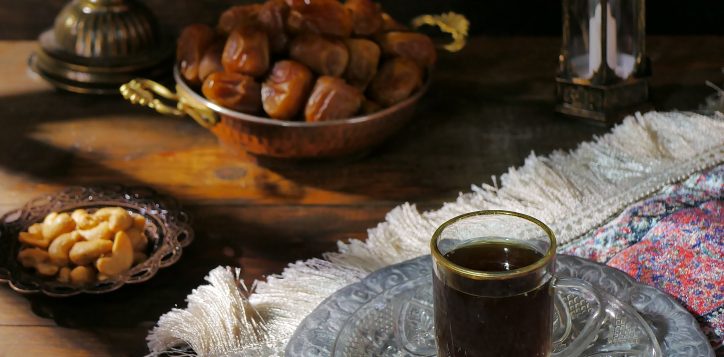 selectivefocusofaglassofcoffeeinramadhanfestive-2